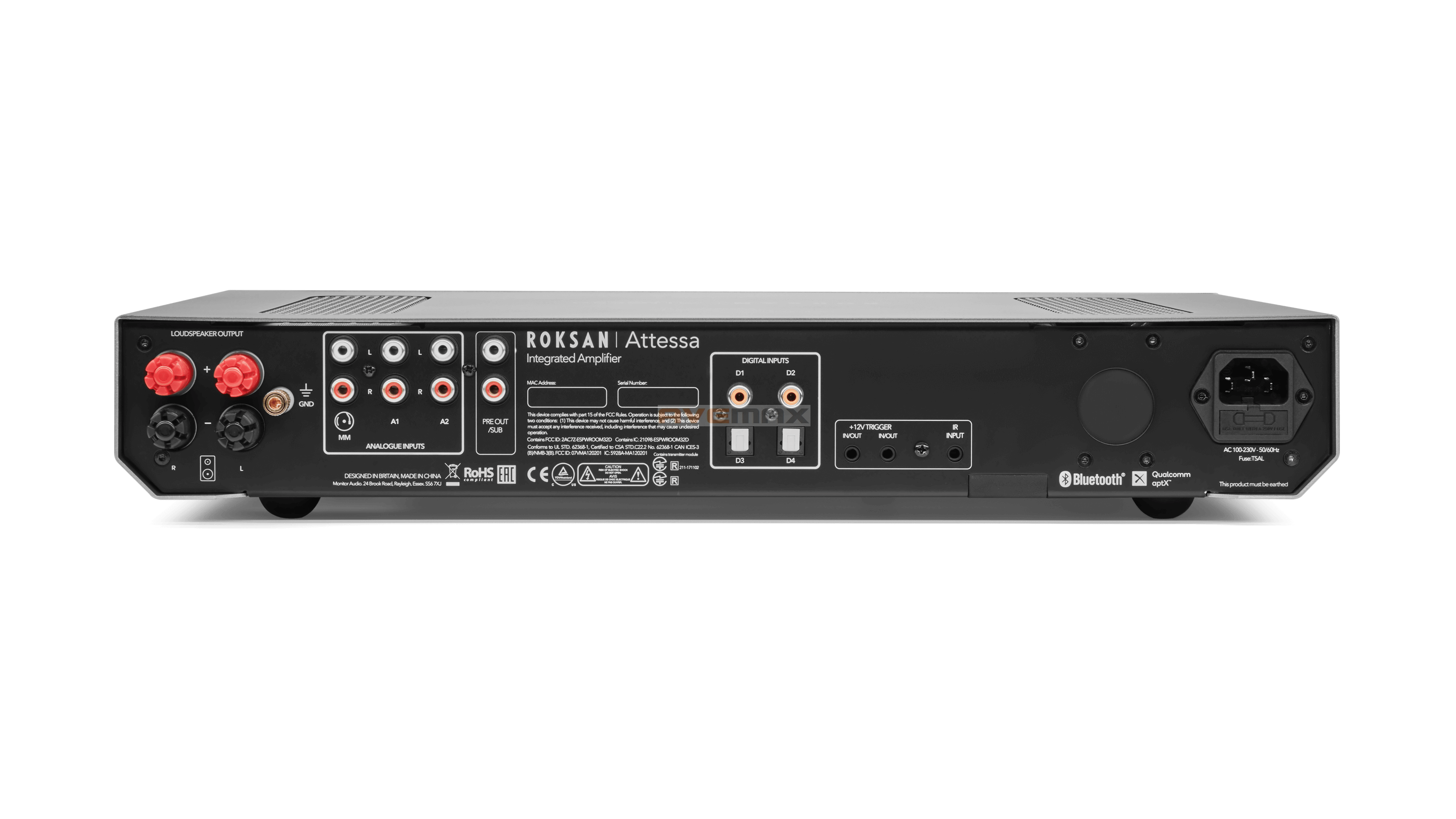 Roksan Attessa Integrated Amplifier (silver)