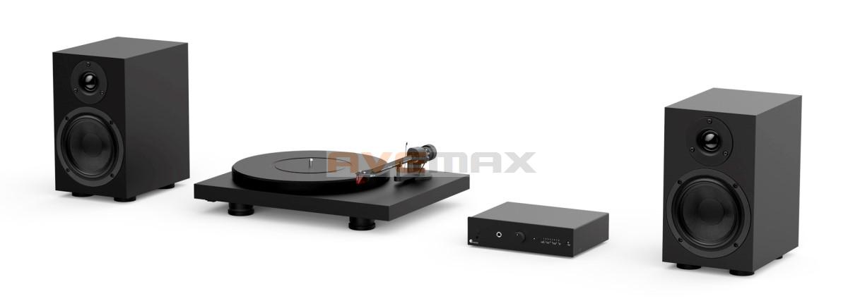 Pro-Ject Colourful Audio System - All-in-one Hi-Fi systém s gramofonem - Satin Black