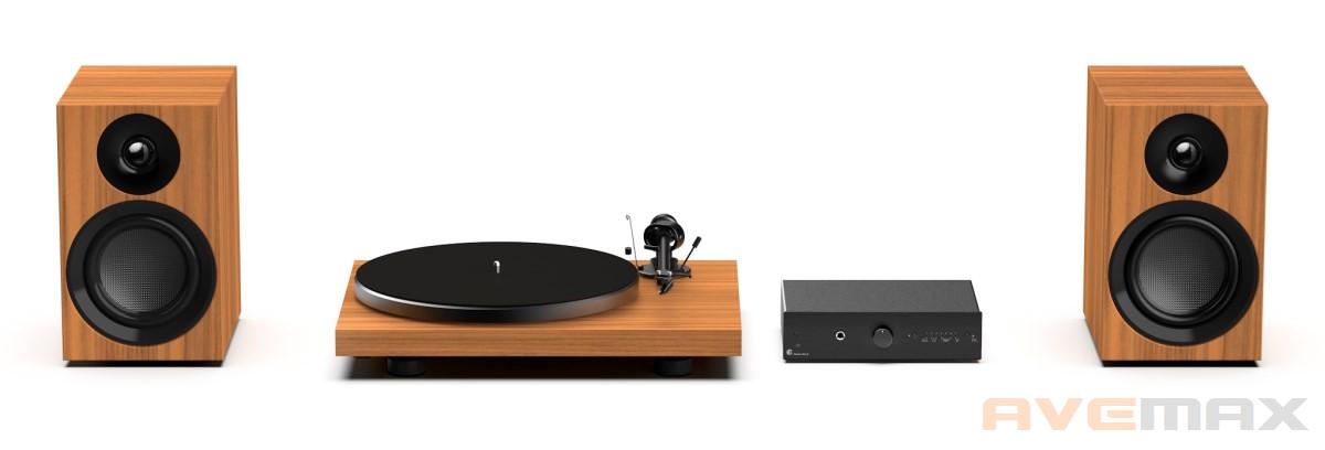 Pro-Ject Colourful Audio System E - All-in-one Hi-Fi systém s gramofonem (OŘECH)