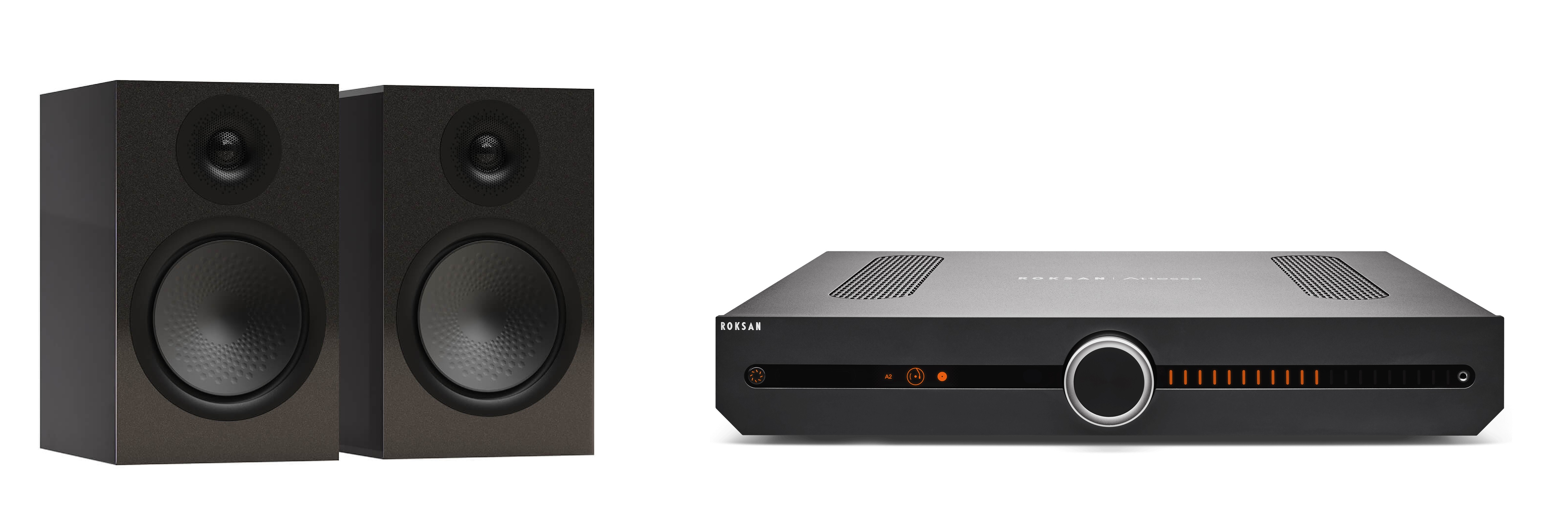 Roksan Attessa Integrated Amplifier (černý) + MONITOR AUDIO SILVER 100 7G LE
