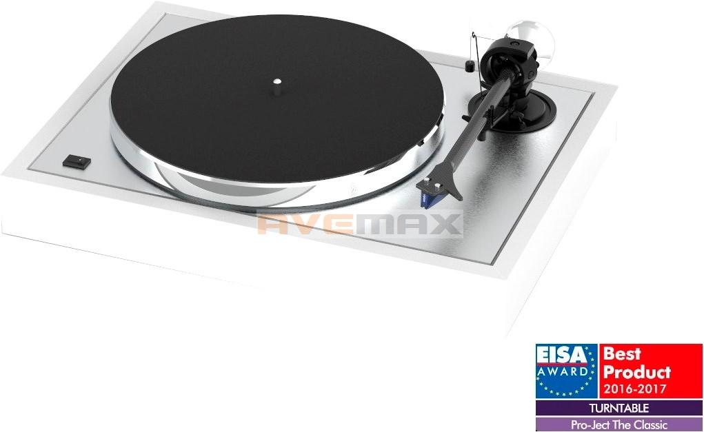 Pro-Ject The Classic Limeited Edition Satin White + 2M blue