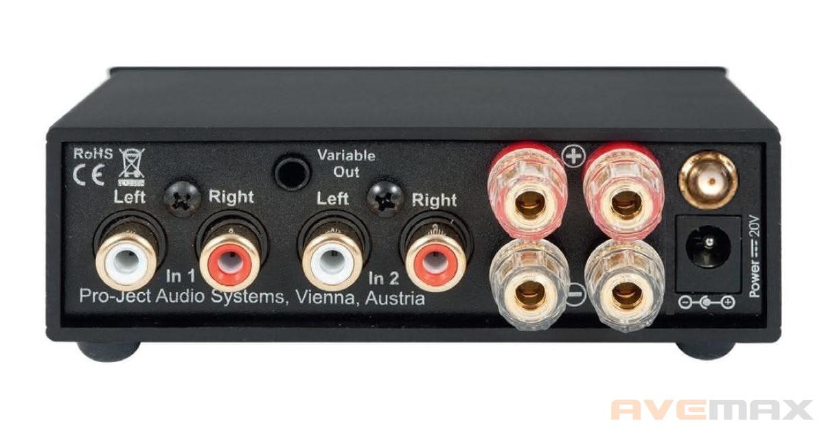 AQ Audio set Pro-Ject Stereo Box S3 BTb+ WRS MM2 black passive +reprokabel AQ 615 2x1,5mm2