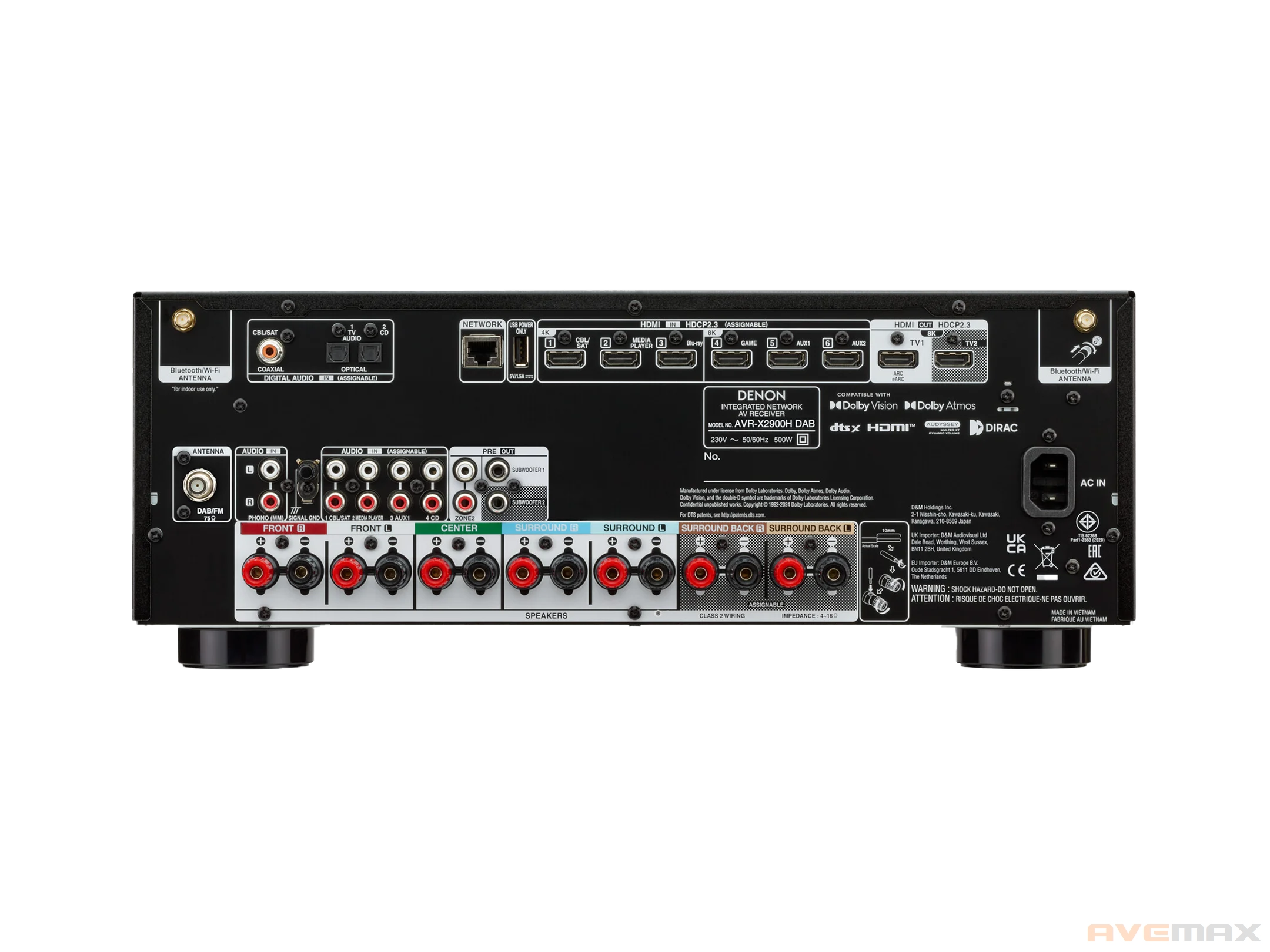 Denon AVR-X2900H DAB