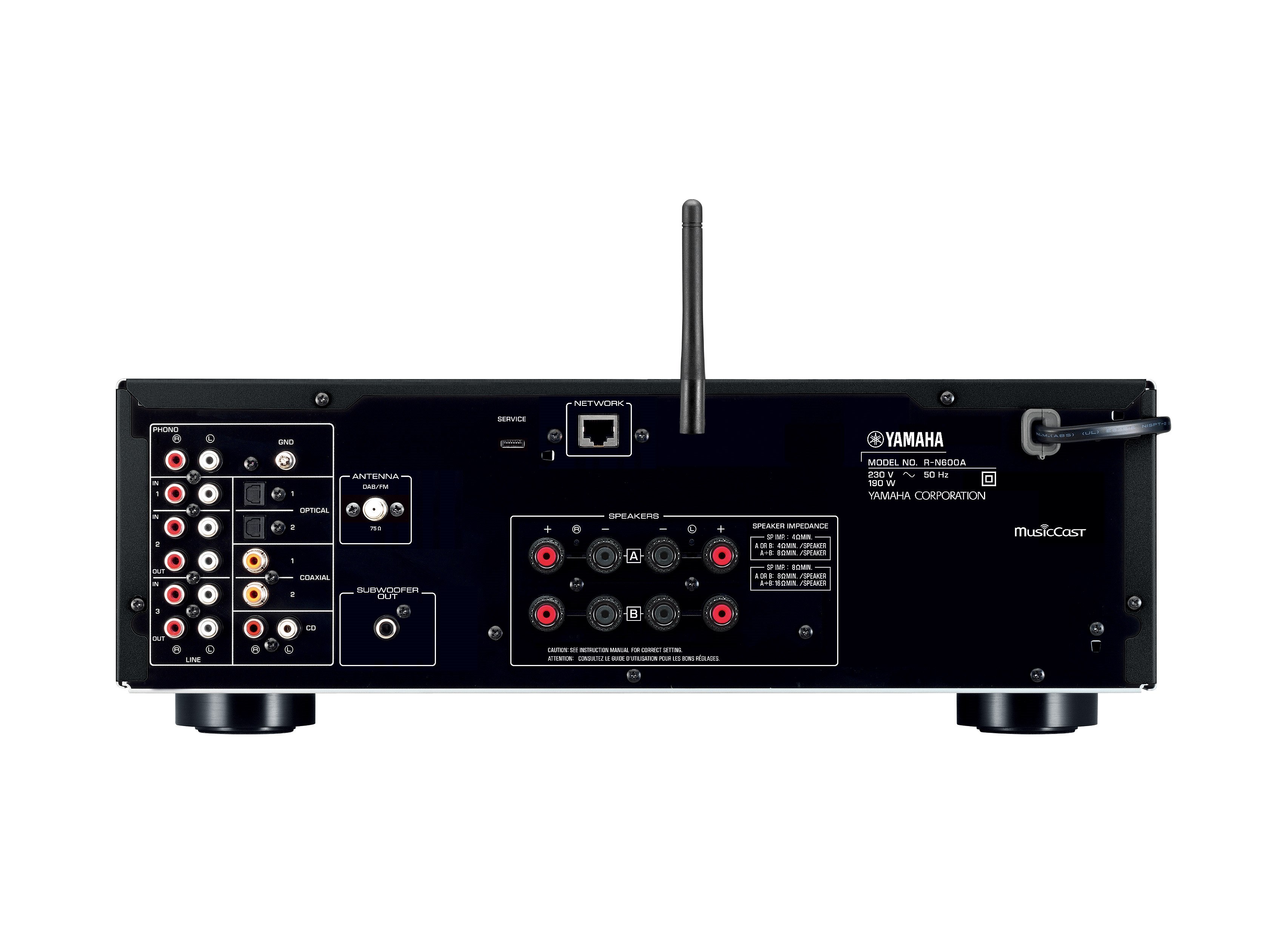 YAMAHA R-N600A + MONITOR AUDIO BRONZE 50 (7G)