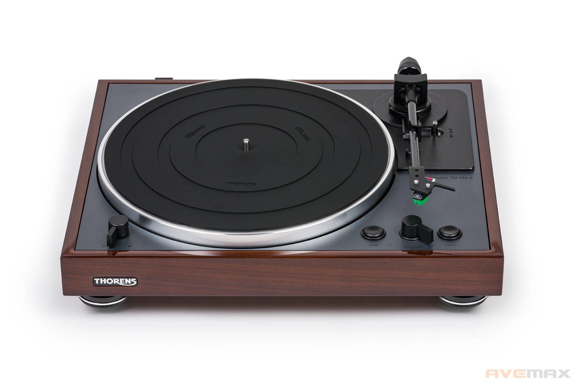 Thorens TD 102A Automatic + AudioTechnica AT-VM95E