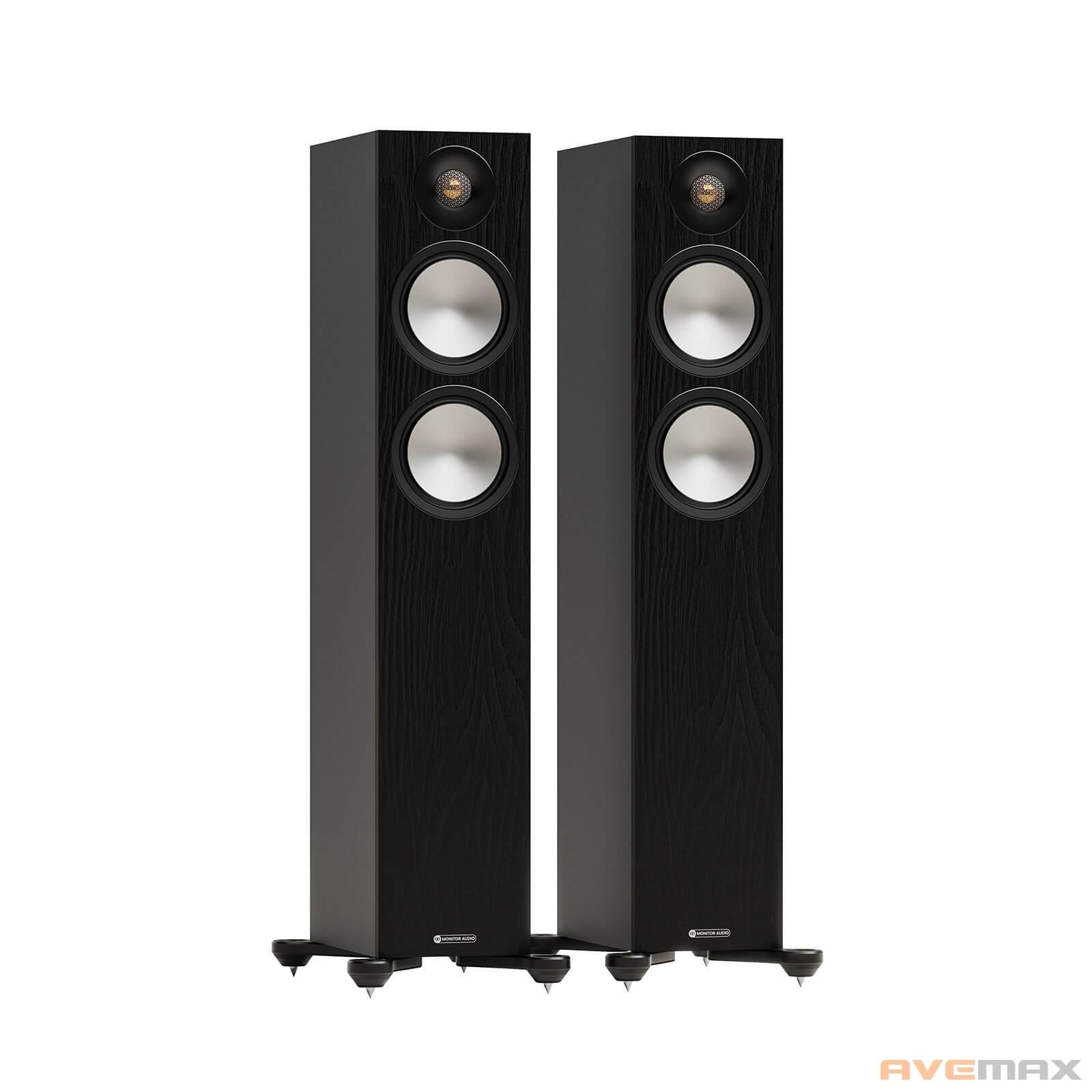 YAMAHA R-N600 (stříbrná) + MONITOR AUDIO BRONZE 300 (černá))