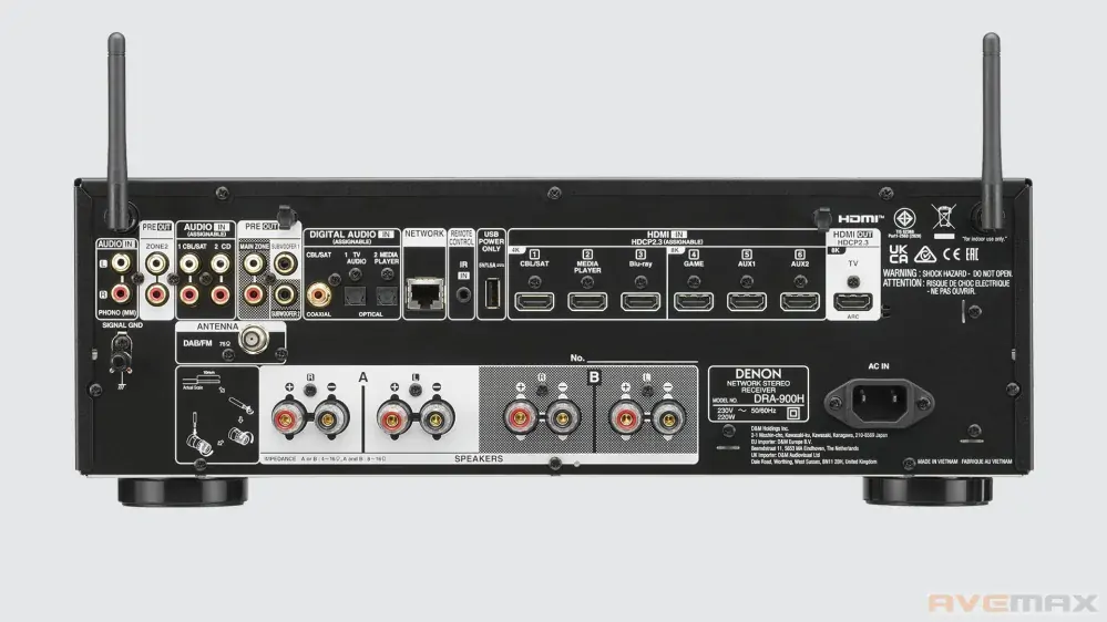 DENON DRA-900H (stříbrná)