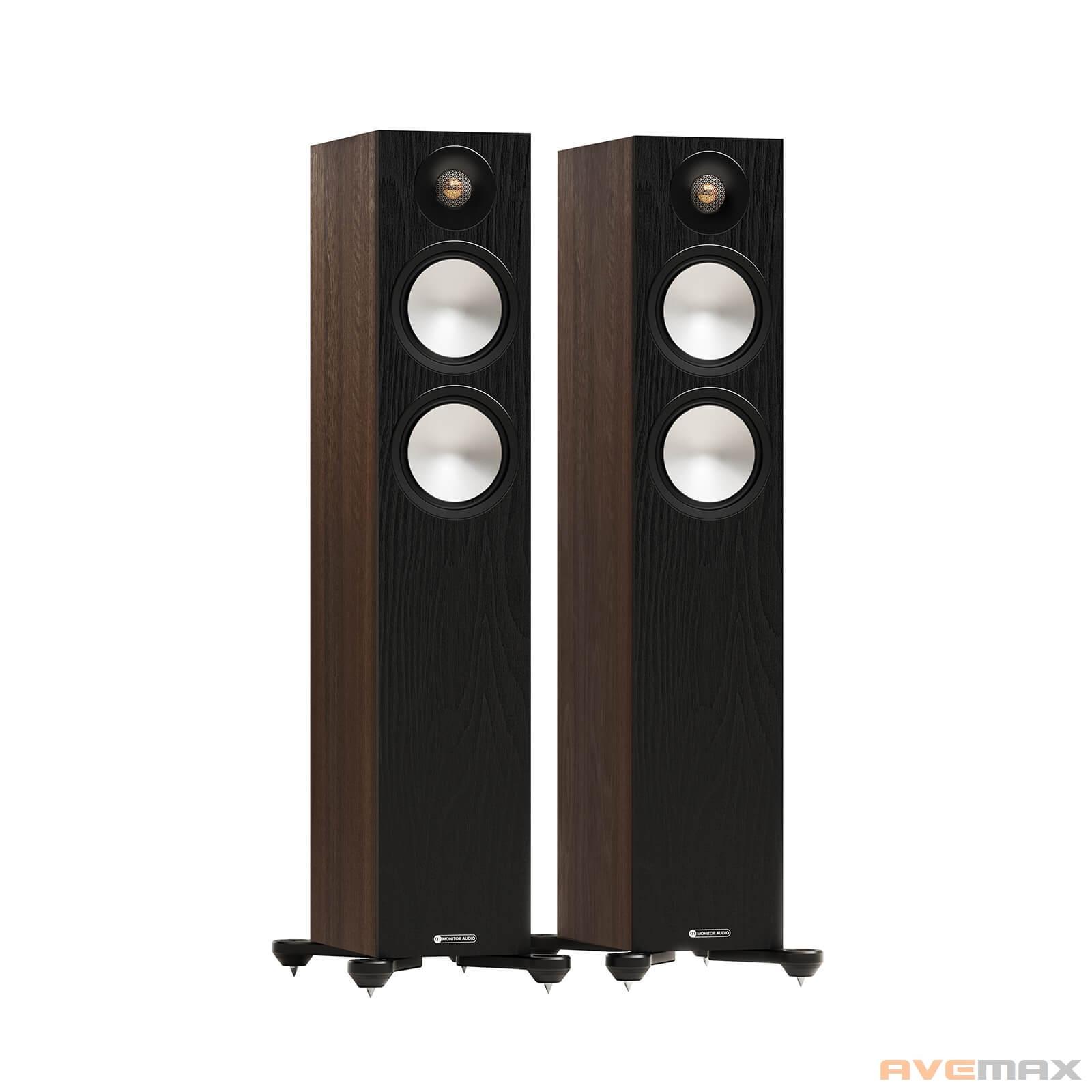 YAMAHA R-N600 (stříbrná) + MONITOR AUDIO BRONZE 300 (černá))