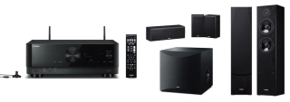YAMAHA RX-V4A + NS-F51 + NS-P51 + NS-SW050 (černé)