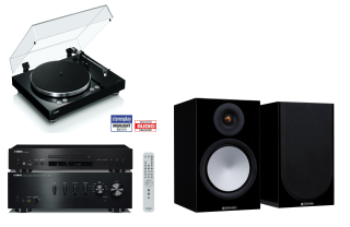 YAMAHA A-S501 + CD-S303 + MusicCast VINYL 500 (TT-N503) + MONITOR AUDIO SILVER 100
