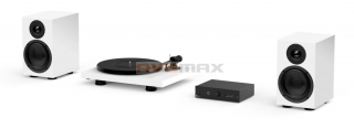 Pro-Ject Colourful Audio System - All-in-one Hi-Fi systém s gramofonem - Satin White