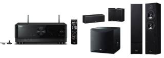 YAMAHA RX-V4A + NS-F51 + NS-P51 + NS-SW100 (černé)