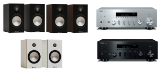 YAMAHA R-N600A + MONITOR AUDIO BRONZE 50 (7G)