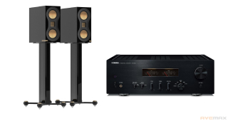 YAMAHA A-S1200 + MONITOR AUDIO Studio 89 + Studio 89 Stand