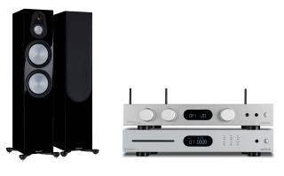 AUDIOLAB 6000A Play + 6000 CDT + MONITOR AUDIO SILVER 500
