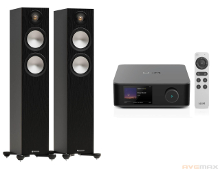 WiiM Amp Ultra + Monitor Audio Bronze 300 7G 